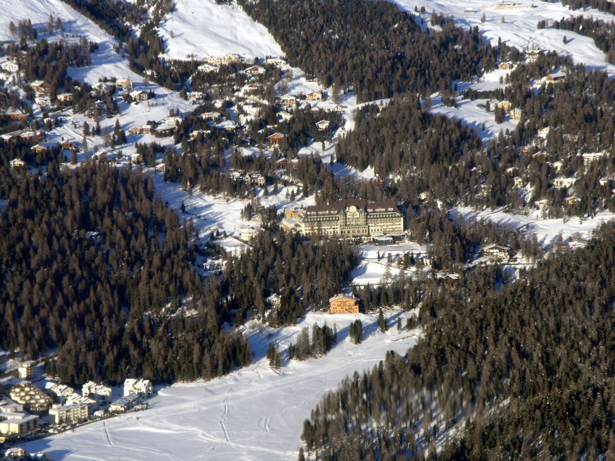 Suvretta House in St. Moritz im Winter